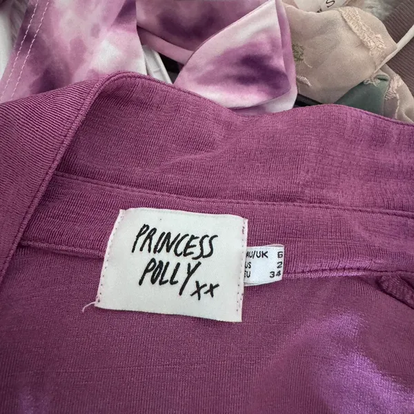 Princess Polly purple button up dress - Image 3