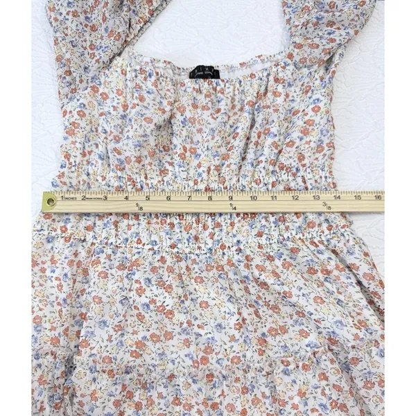 Trixxi Floral Mini Ruffled Tiered Sundress Size XL - Image 5