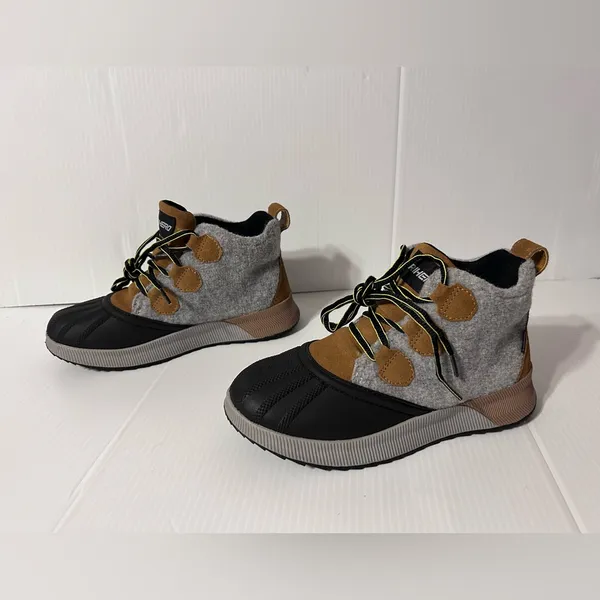RIHERO leather suede hiking ankle booties women size 8 - Image 2