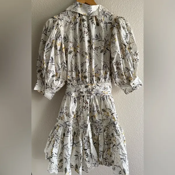 En Saison Cream Floral Mini Dress - Image 10