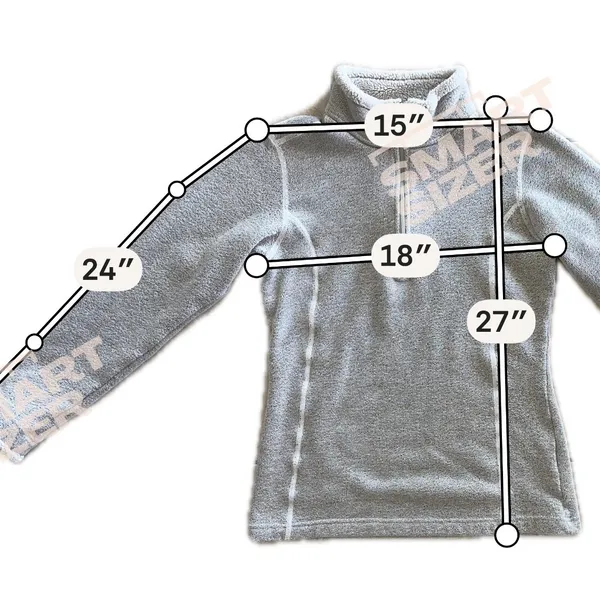 Kuhl Alfpaca Fleece‎ 1/4 zip Pullover Sweater Oatmeal Beige Womens Small Fitted - Image 7