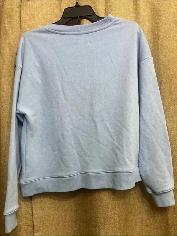 Anthropologie Maeve Pale Blue Crewneck Sweatshirt - Image 5