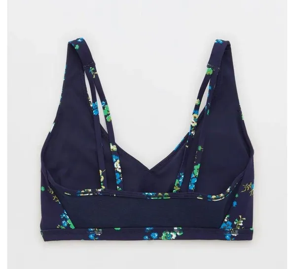 Offline By Aerie Goals Plunge Sports Bra Royal Navy Size Medium - Image 2