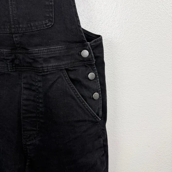 J.Crew Overalls Womens Small Black Denim Utility Casual Workwear Dungarees - Image 4