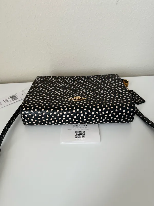 Coach Slim Crossbody Bag With Spot Print - Image 4