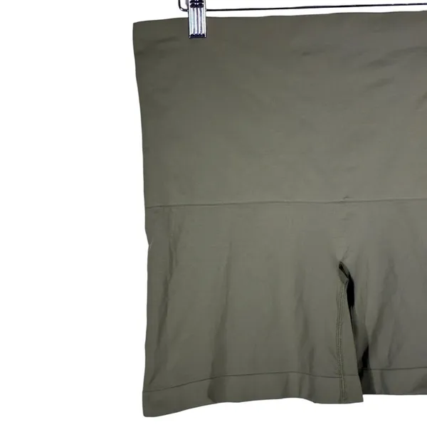 SKIMS Core Control High Waisted Mid Thigh Smoothing Shorts Moss Green Size 2X - Image 2