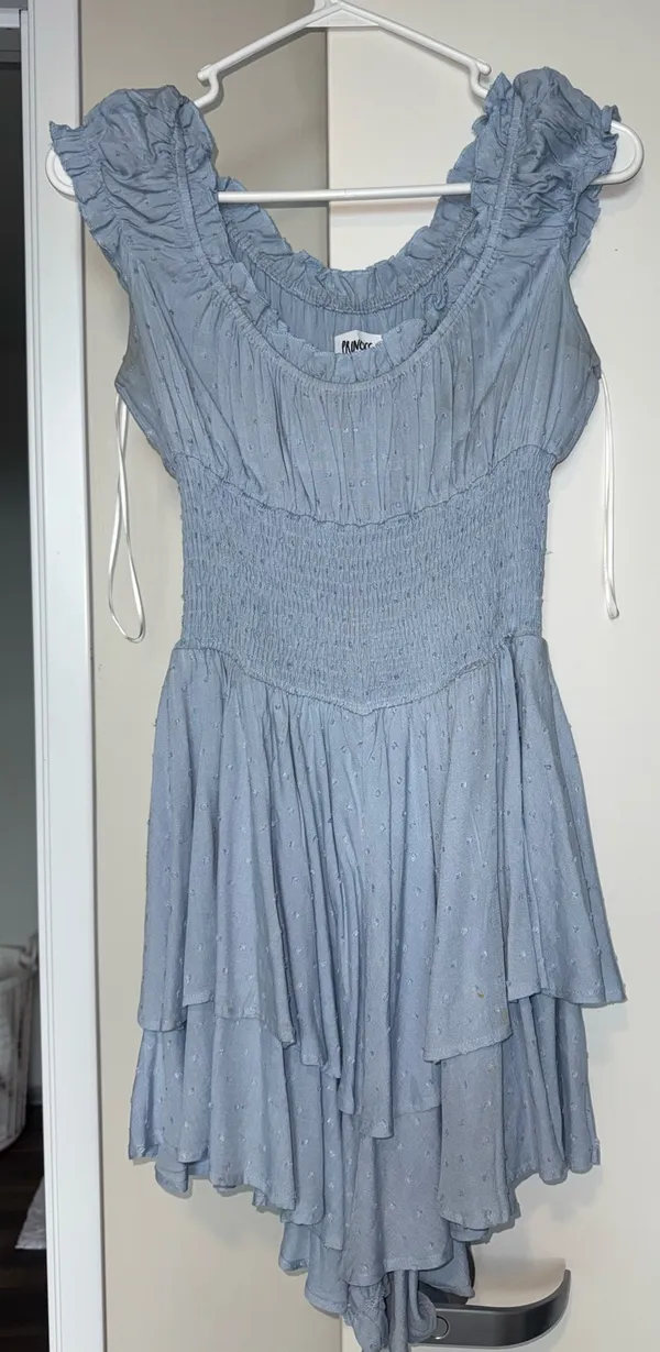 Princess Polly Romper Blue - Image 2