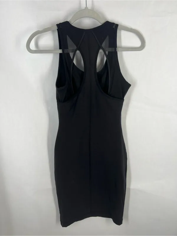 Lululemon Globetrotter Dress Black Mesh Cutout Racerback Size 4 - Image 5