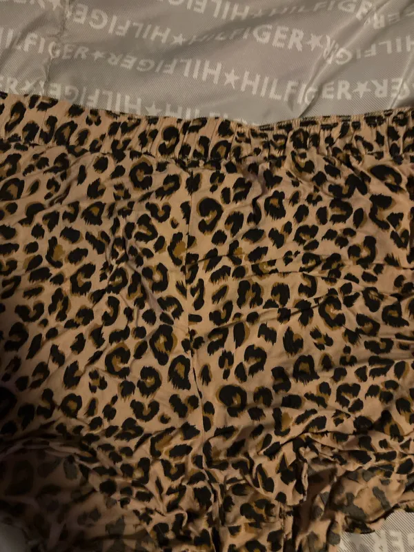Women size 8 leopard shorts - Image 4