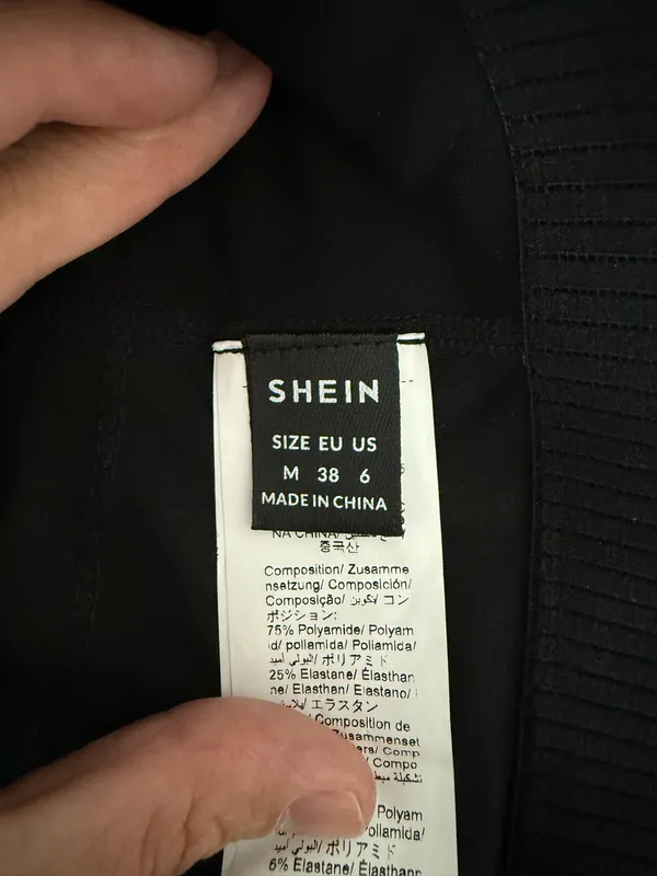 Shein Black Workout Top - Image 4