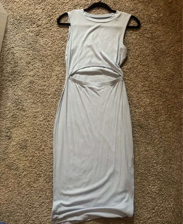 Amazon Maxi Dress Blue - Image 2
