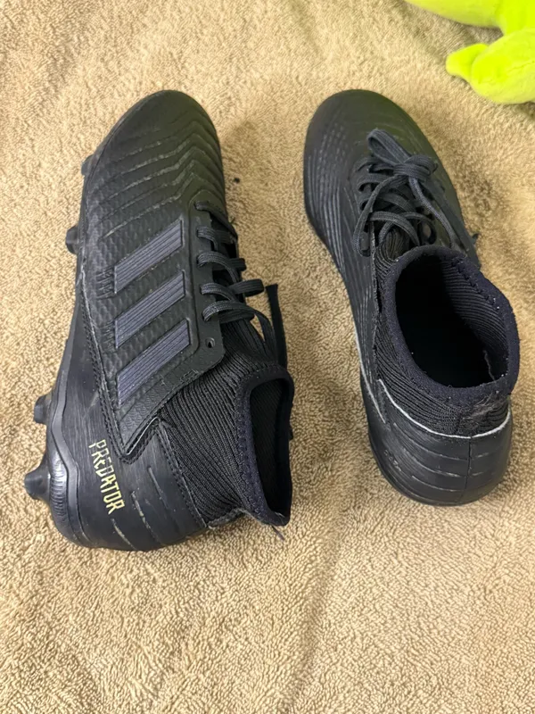 Adidas Soccer Cleats Predator Stripes FG Sock Men's Size 8 - Image 6
