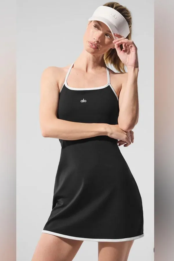 ALO Yoga NWT Performance Eclipse Visor White - Image 2