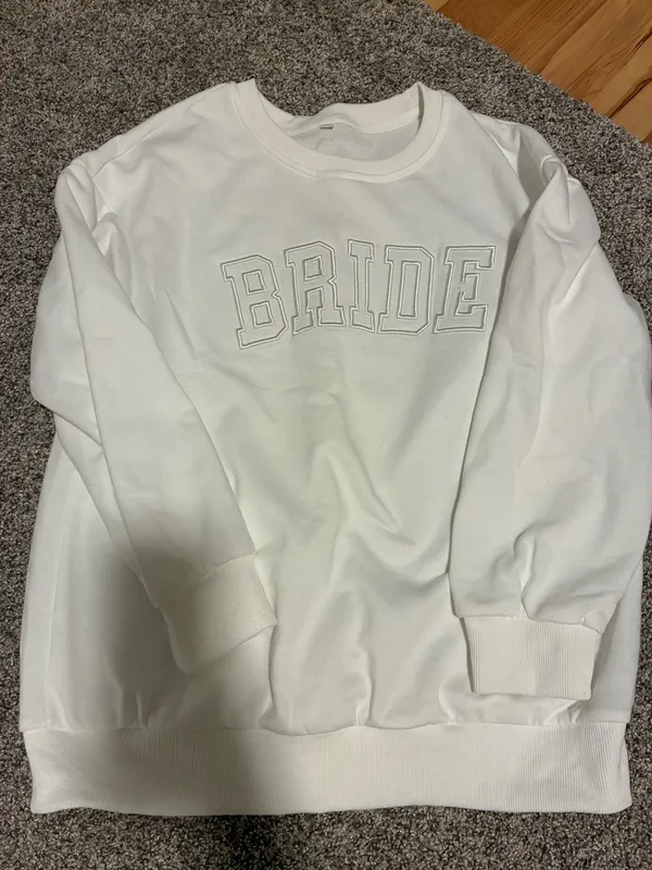 Bride Crewneck White Size M - Image 3