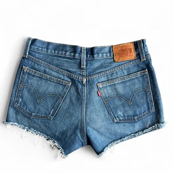 Levi-s Women's Blue Shorts - Image 2