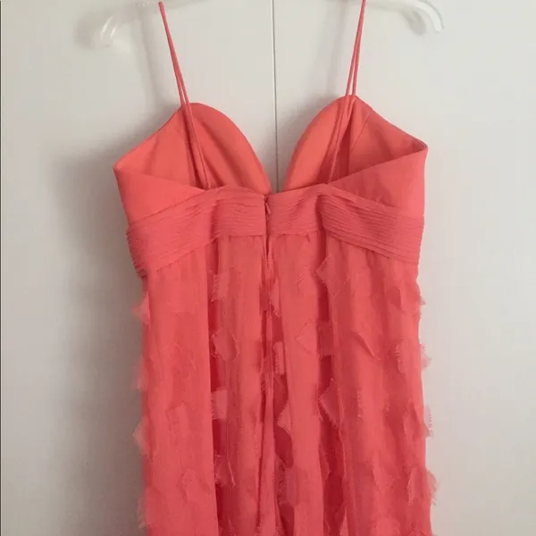 Coral prom dress - Image 3