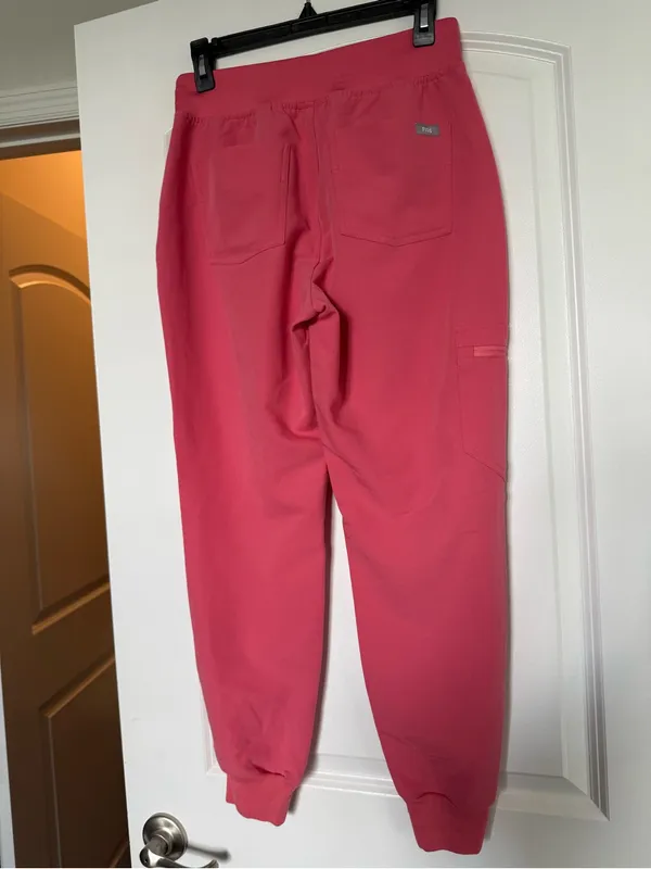 FIGS Coral Pink Technical Top - Image 2