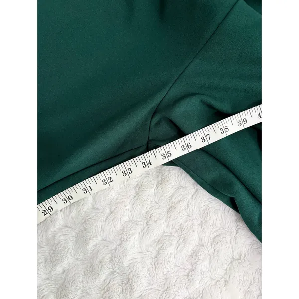 NEW Lulus Devoted to Fun Hunter Green One-Shoulder Sleeveless Jumpsuit XL - Image 9