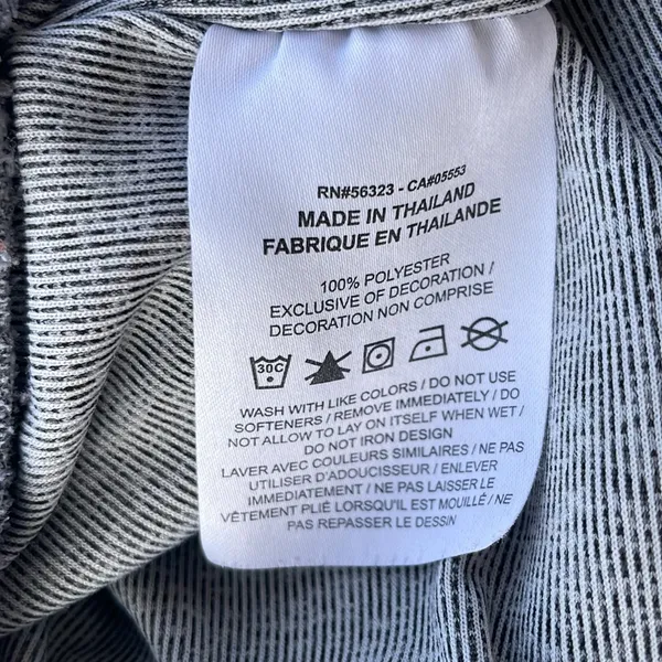 Nike Women's Gray Sweatshirt Shorts Pajamas Workout Loungewear Size 1X Dri-Fit - Image 4