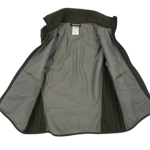 PATAGONIA Synchilla Classic Retro-X Fleece Vest Women M Green Outdoor Camping - Image 8