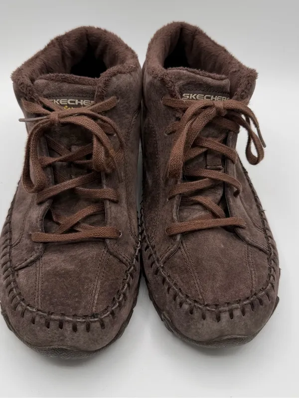Skechers Bikers Totem Pole Fur Lined Chukka Boots Brown Women’s 7.5 - Image 2