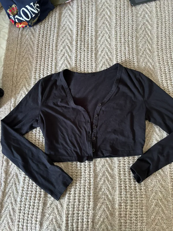 Black Button Up Long Sleeve - Image 4