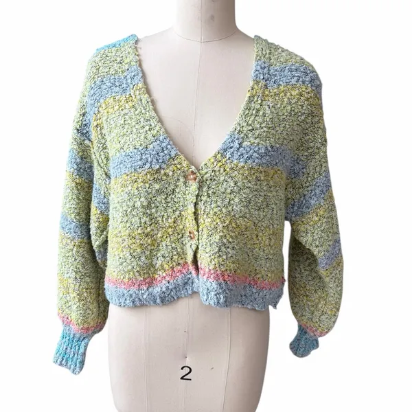 Free‎ People Soul Mate cropped cardigan size xs - Image 3