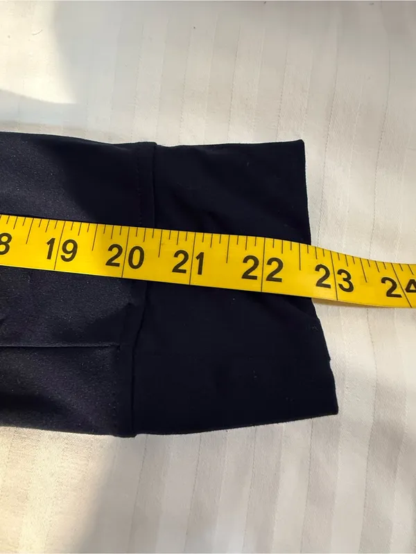 Chico's Navy Hooded Zip Jacket - Image 4