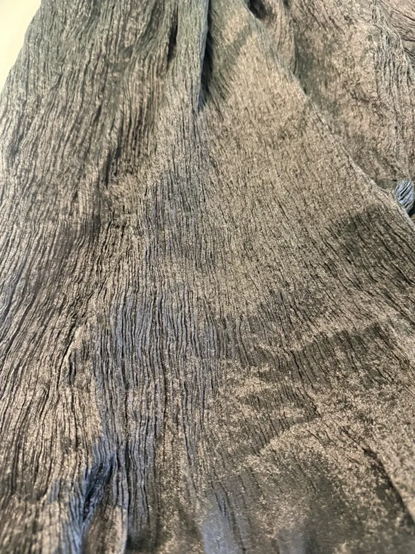 Black Crinkle‎ Wide-Leg Palazzo FlowlyPants Size Small - Image 6
