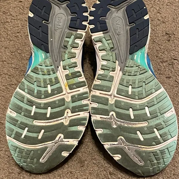 Brooks Adrenaline GTS 18 Blue Teal Mint Running Shoes‎ Womens Size 7 - Image 5