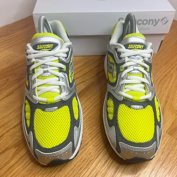 Saucony Grid Jazz 9 Yellow Silver Size 5.5M/7W - Image 9