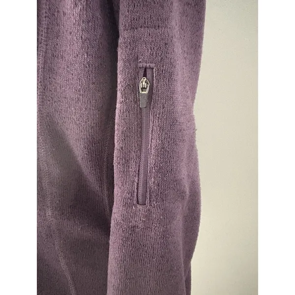 Eddie Bauer Dusty Purple Fleece 1/4 Zip Pullover Jacket Women’s Size XL - Image 5