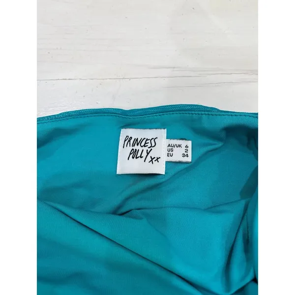 NWOT princess Polly Holloway wishes‎ bodycon blue mini dress size 2 - sold out - Image 4