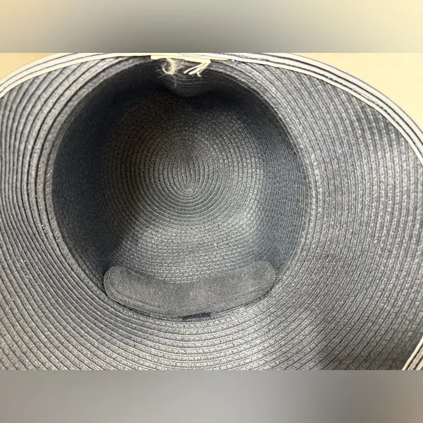 Lands’ End Women’s Facesaver Navy Sunhat READ Description !!! - Image 8