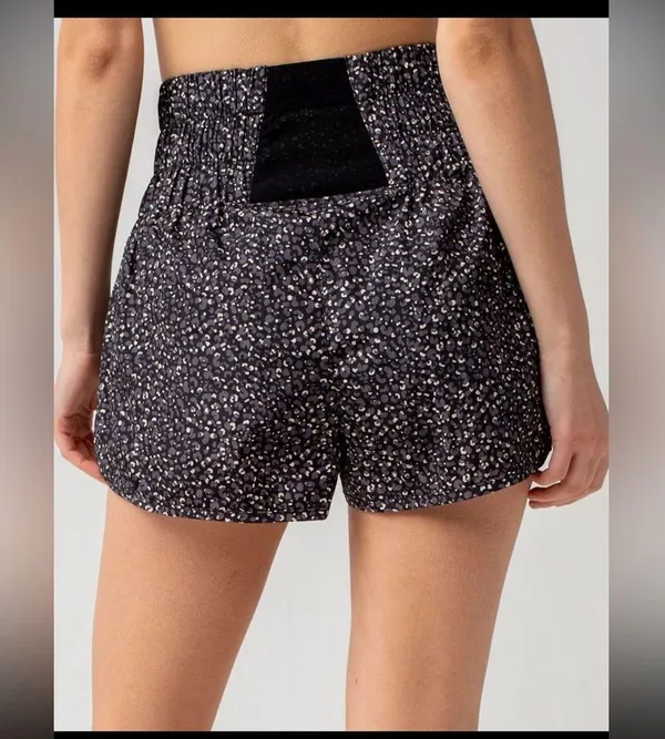Free People FP Movement Printed The Way Home Shorts Fully Lined XL Cheetah - Image 3