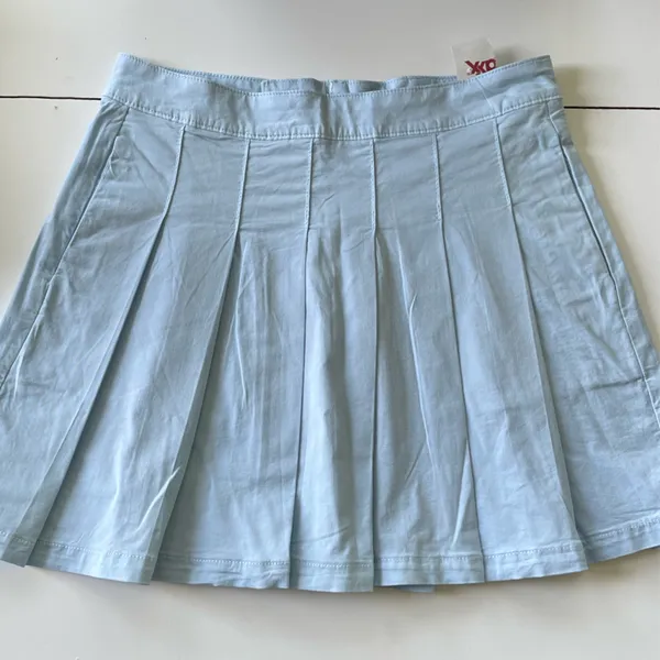 American Eagle Light Baby Blue Pastel Pleated Tennis Skirt Size 6 NWT - Image 6