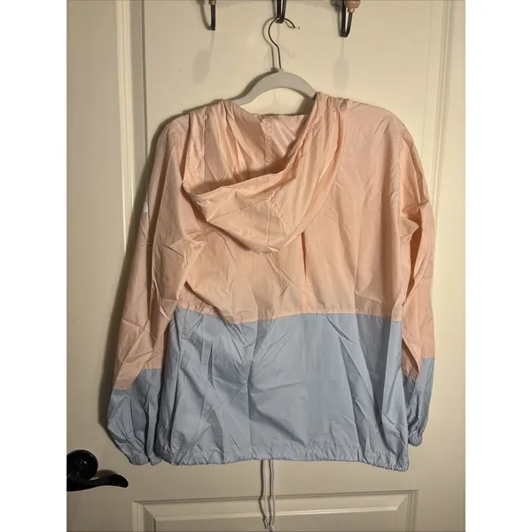 Columbia Woman's Hooded Zip Front Lightweight 2-Tone Windbreaker Size Medium‎ - Image 7