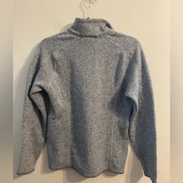 Women's Patagonia Better Sweater 1/4 Zip Gray 25618 Size Medium - Image 4