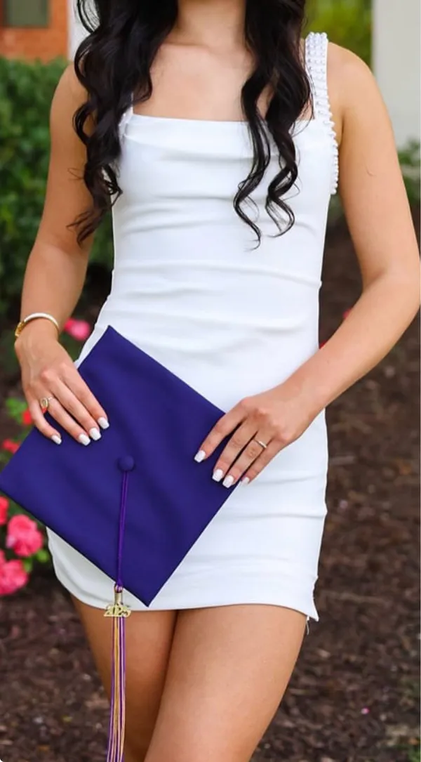 White pearl mini dress - Image 2