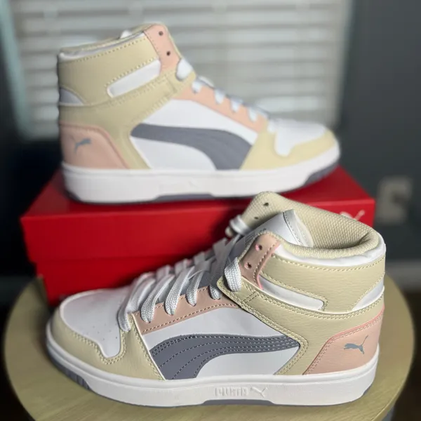 Puma Womens Rebound LayUP SL High Top Sneaker US 6 - Image 2