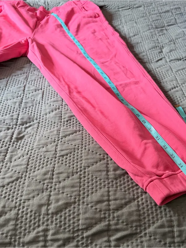Lululemon Relaxed High-Rise Jogger Sweatpants Pink Size 12 - Image 10