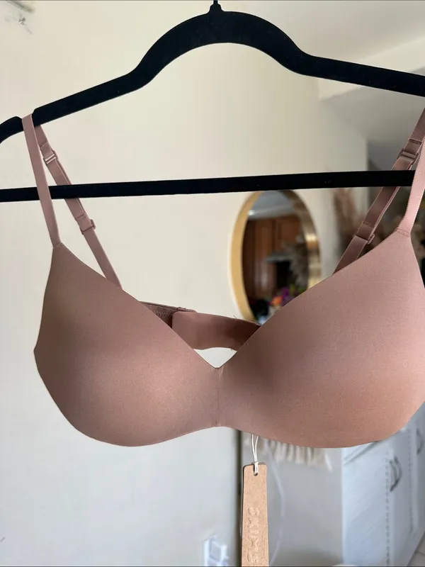 NWT Skims Body WIRELESS Push Up Plunge BRA in‎ Ochre 36DD - Image 3