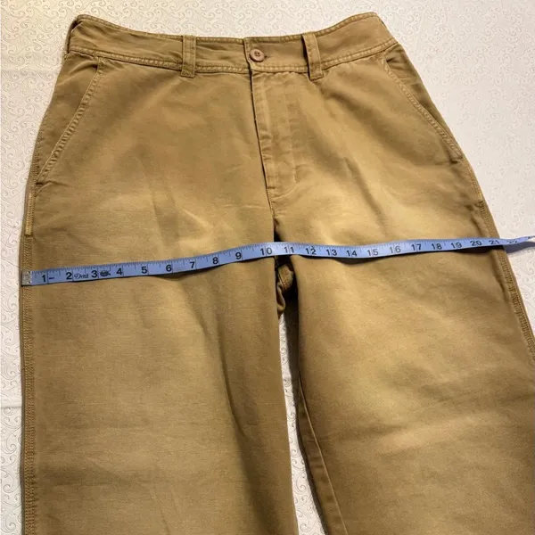 Free People Tan Carpenter Pants US 8 100% Cotton NWOT - Image 5