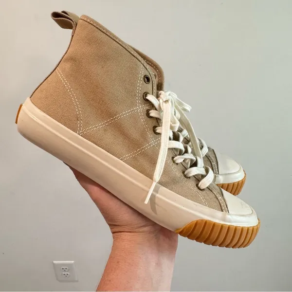 J Crew Classic High Top Canvas Sneaker Size 7‎ - Image 2