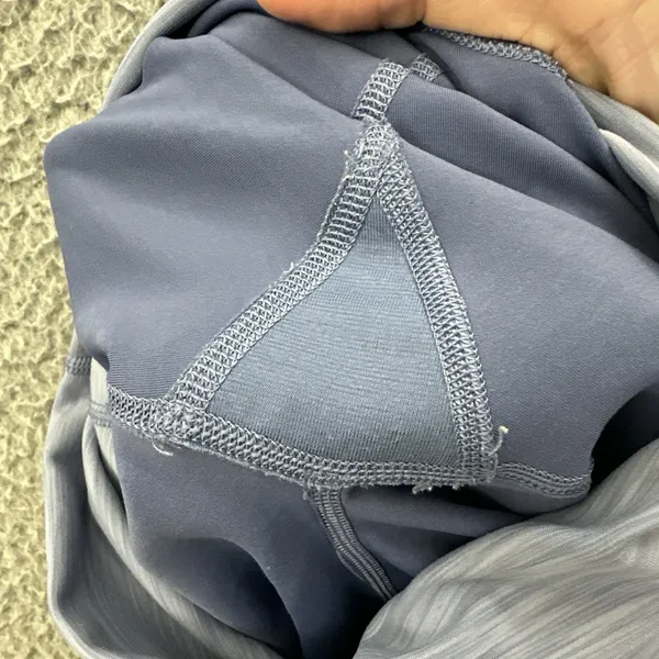 Lululemon Wunder Train High Rise Shorts 8" Heathered Water‎ Drop Biker Women 4 - Image 4
