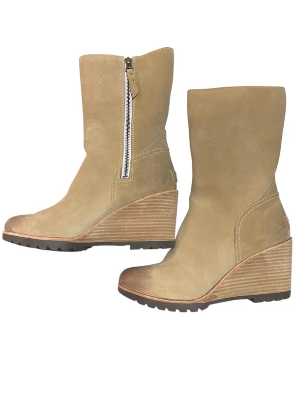 Sorel After Hours Mid Boots in the "Beach Tan" Women’s Size 9 - Image 5
