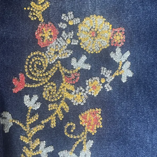 Joe Boxer Vintage 90’s/Y2K Embellished Flare Leg Jeans - Image 7