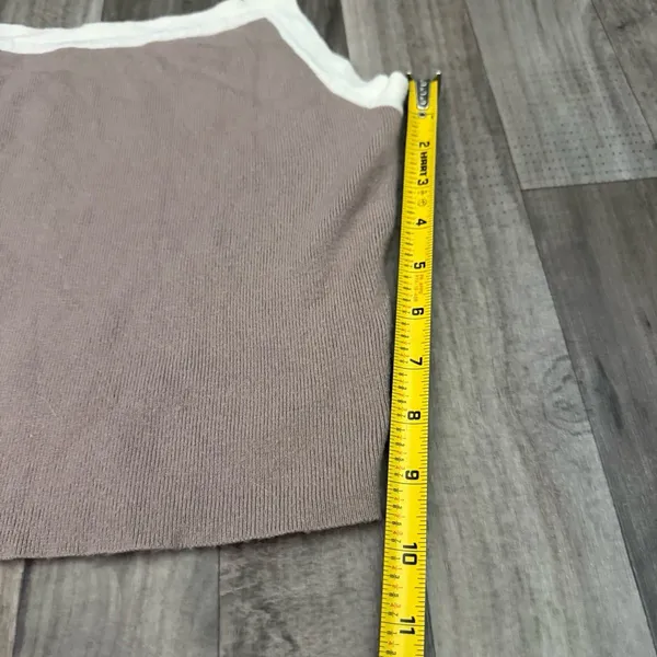 Princess Polly Tan contrast piping knit tank - Image 3