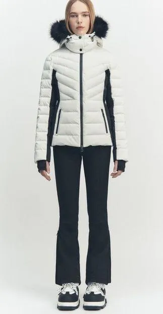 Zara ski puffer jacket skiing coat feathers down fitted winter coat - Image 4