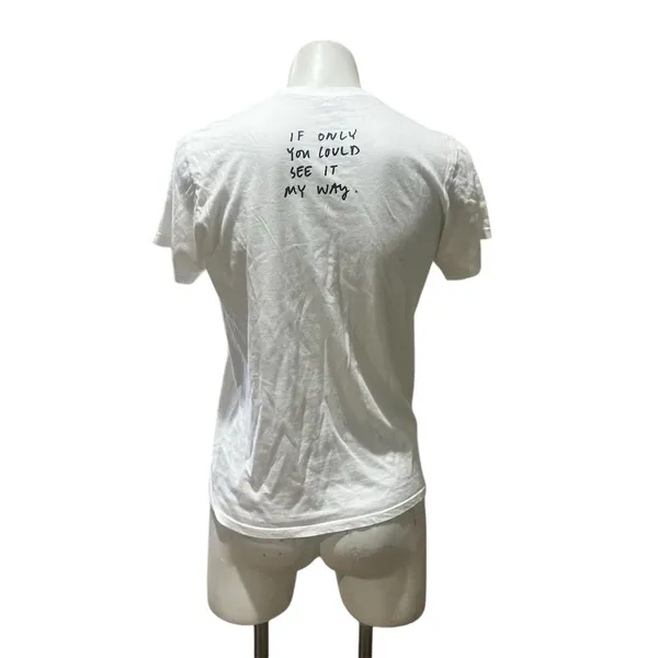 Vans Women's Skateboarding Graphic T-Shirt White Size S Short Sleeve - Image 4